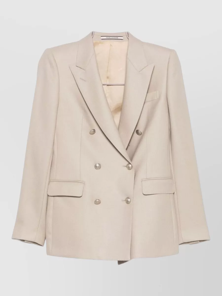 Tagliatore Wool double-breasted suit jacket