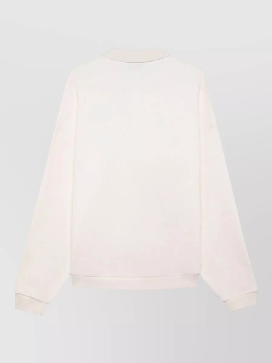 Autry Cotton Long-Sleeve Polo Shirt
