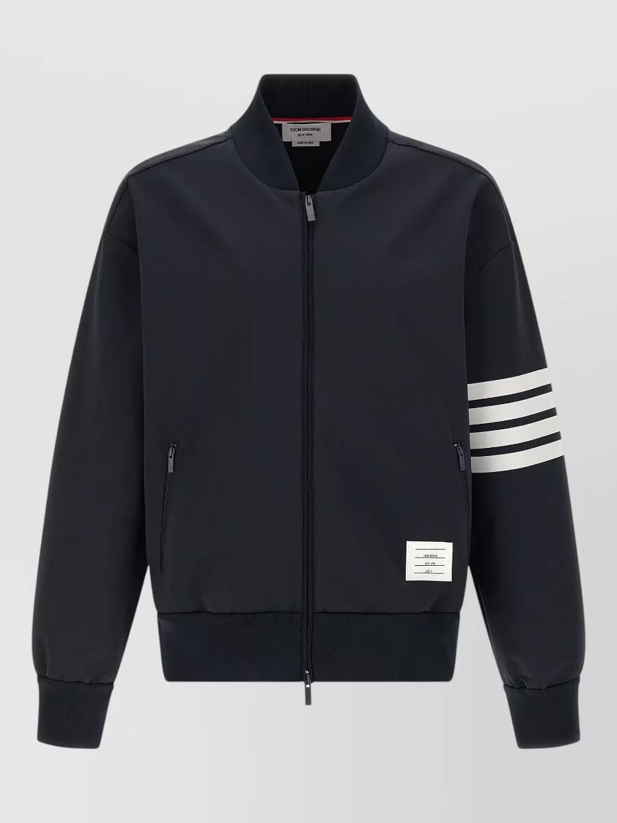 Thom Browne ribbed bomber jacket