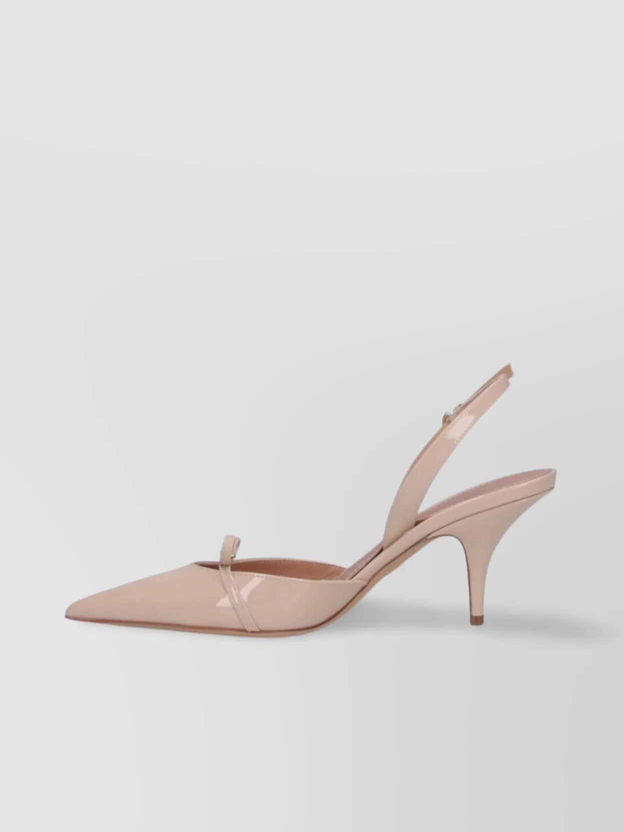 Ferragamo Bow Patent Pointed Stiletto Pumps