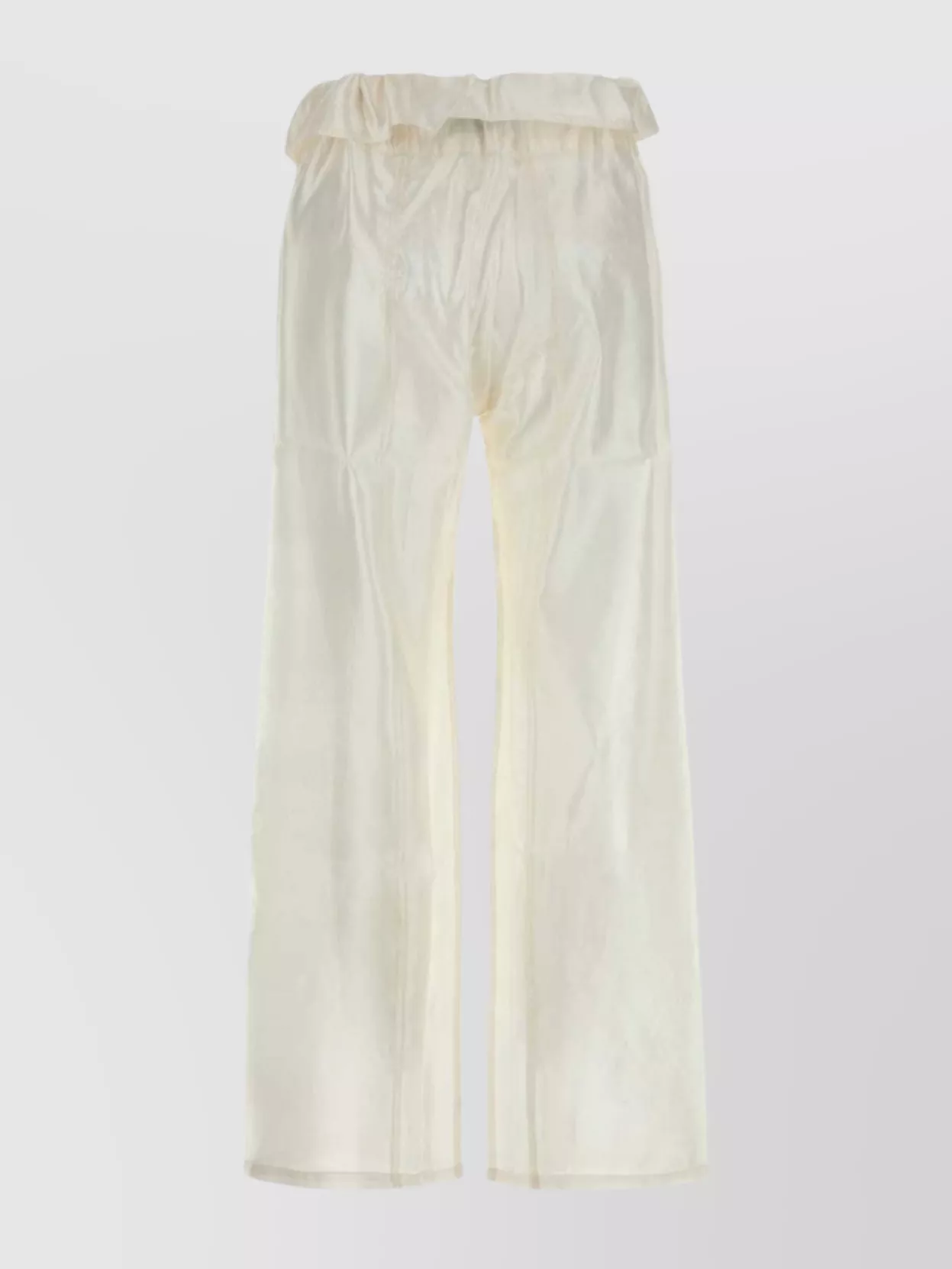 Gimaguas Oahu Silk Pant Elastic Waistband In Neutral