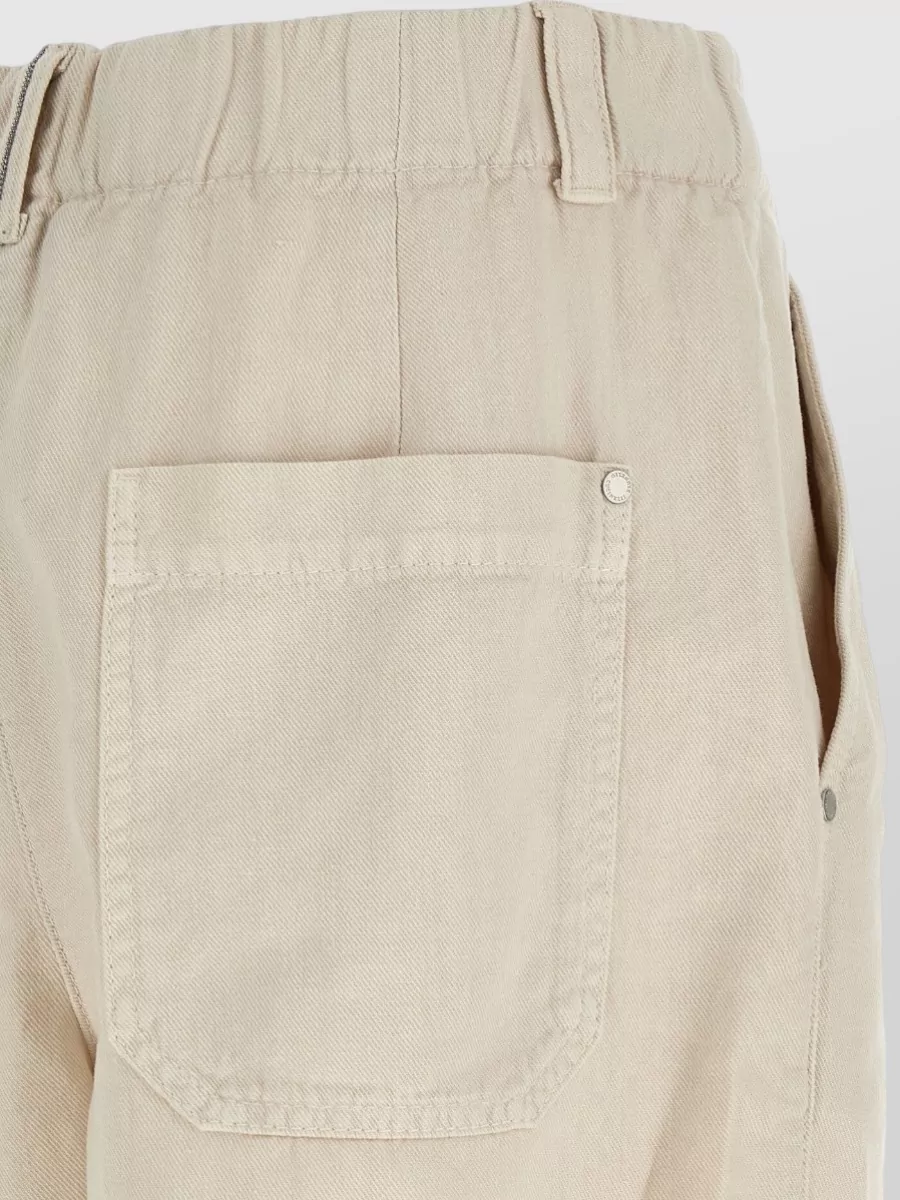 Brunello Cucinelli Pleated Shorts Belt Loops And Pockets