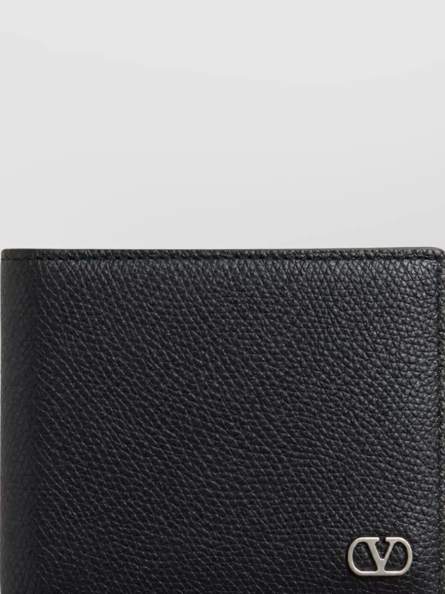 Valentino leather billfold wallet