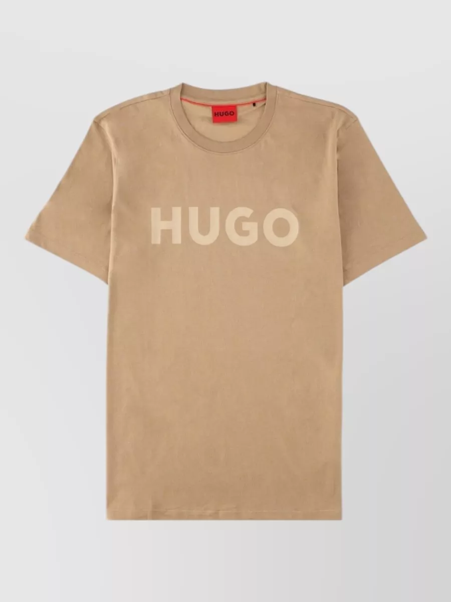 Hugo logo cotton t-shirt