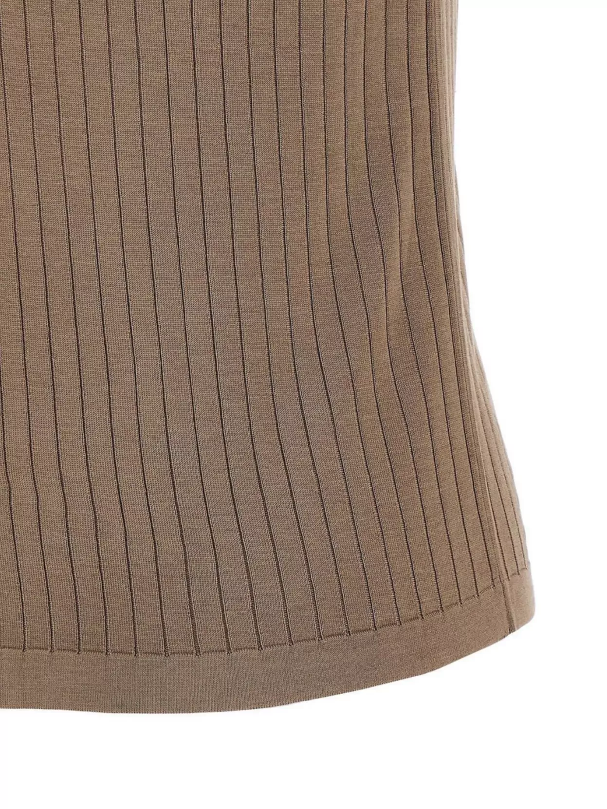 The Row Ribbed Knit Collar Top