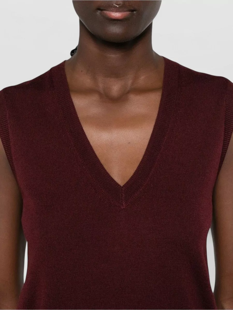 A.p.c. Virgin Wool V-Neck Vest