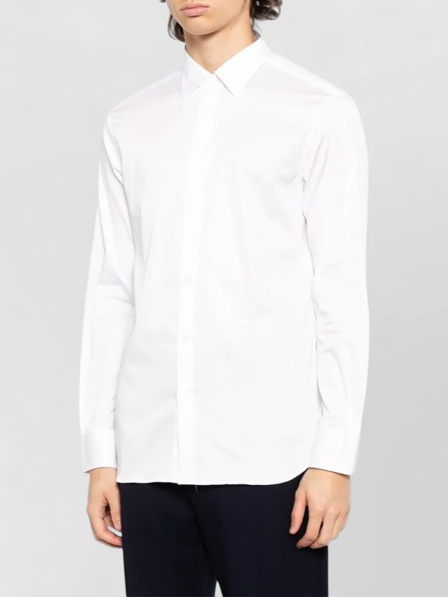 Emporio Armani Cotton Long Sleeve Shirt