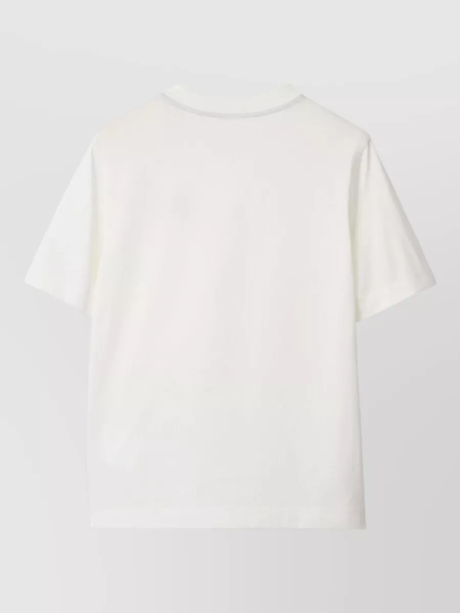Burberry Equestrian Knight-Detail Cotton T-Shirt