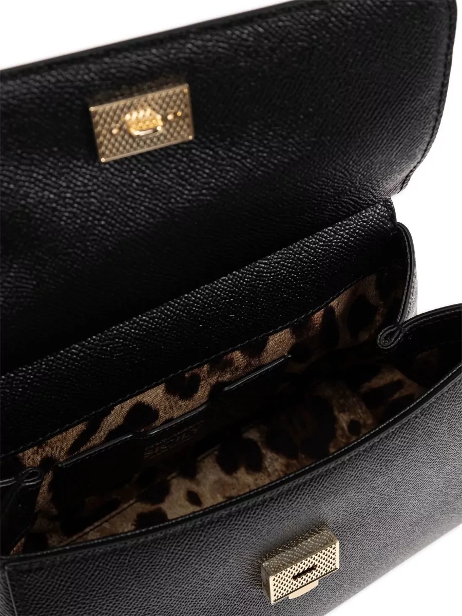 Dolce&Gabbana Sicily Small Leather Shoulder Bag