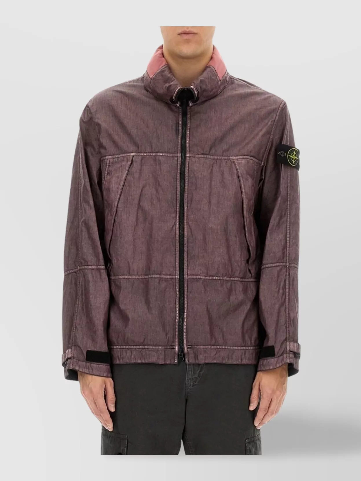 Stone Island High Collar Hooded Jacket
