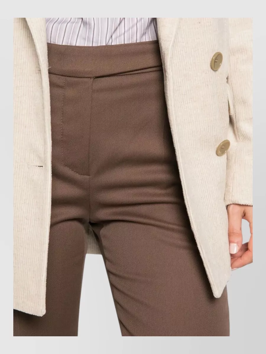 Brunello Cucinelli Cropped Slim-Fit Tapered-Leg Suit Trousers