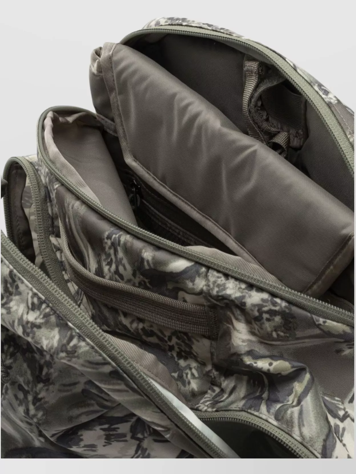Patagonia Camouflage Daypack Featuring Side Pockets