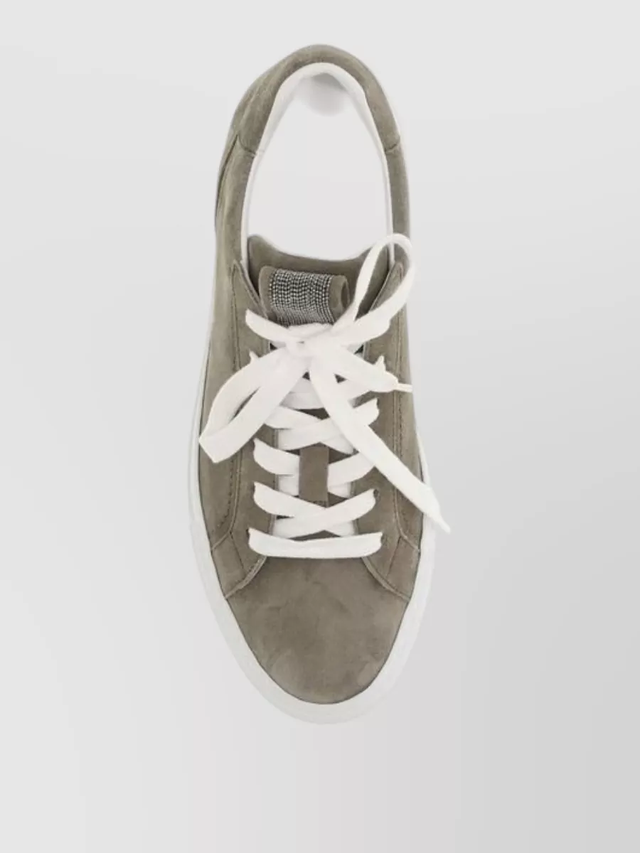 Brunello Cucinelli Leather Low-Top Sneakers