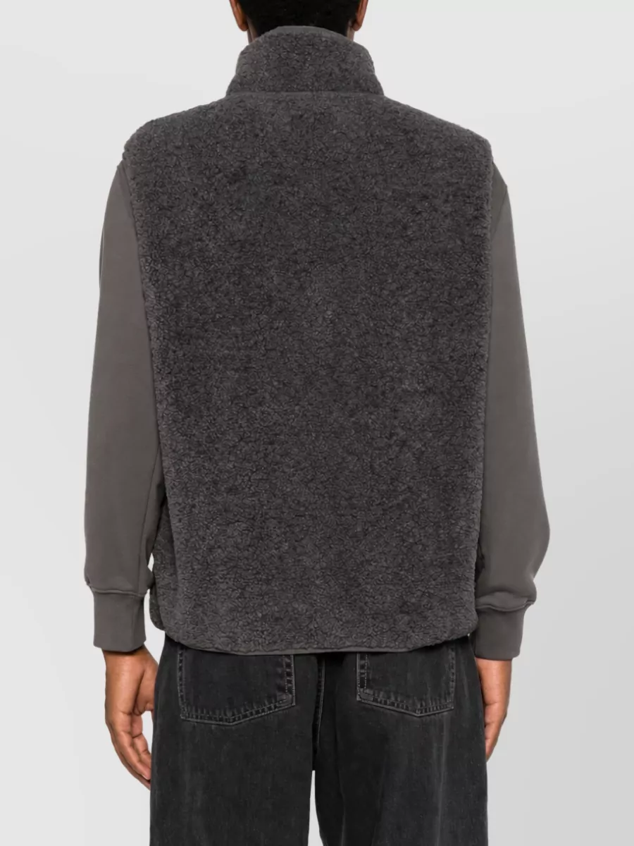 Maison Kitsuné Fleece Sleeveless Zip Vest