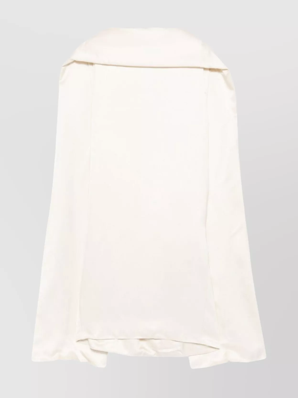 Totême Draped High-Neck Sleeveless Dress With Asymmetric Hem