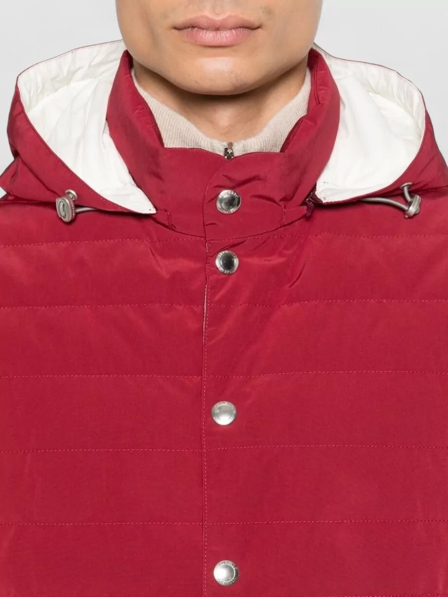 Brunello Cucinelli Quilted Hooded Down Gilet