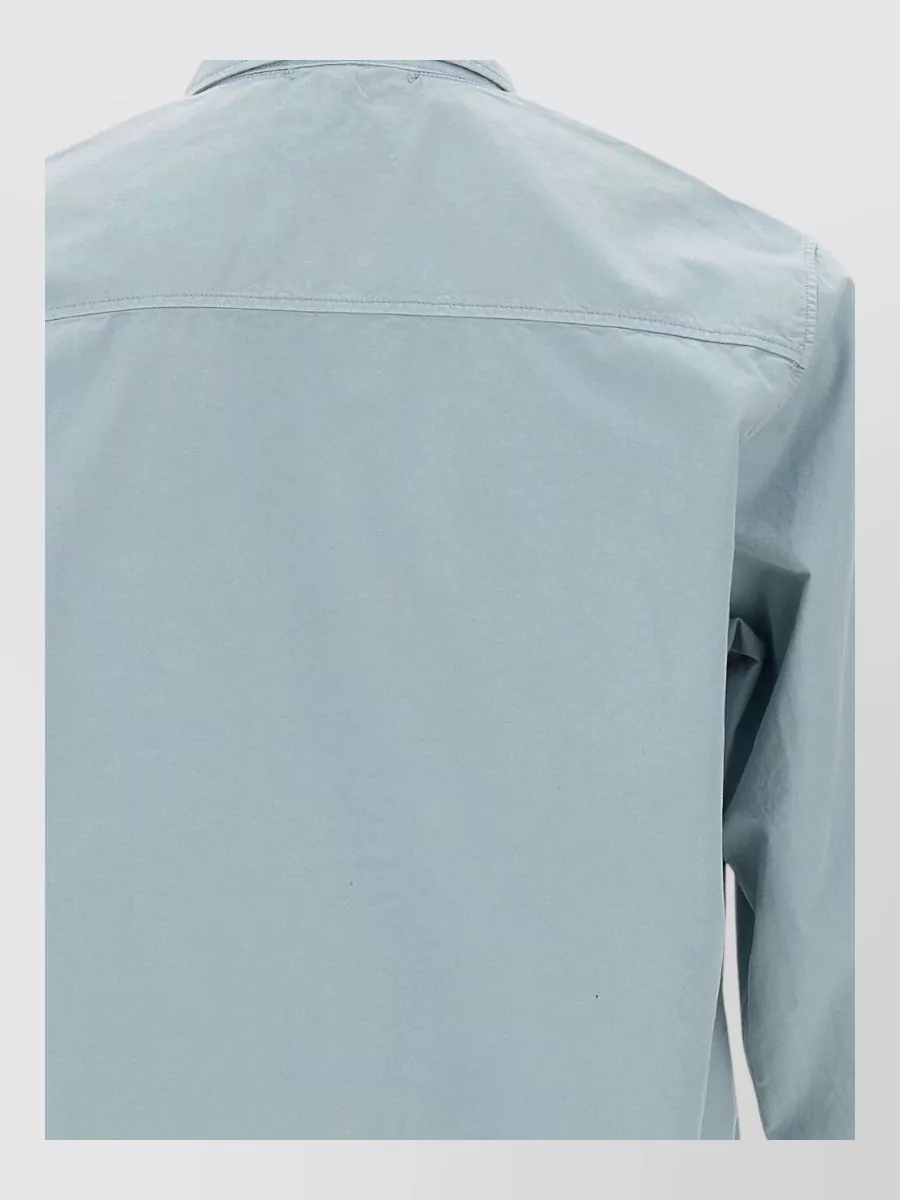 C.p. Company Organic Cotton Zip-Up Overshirt