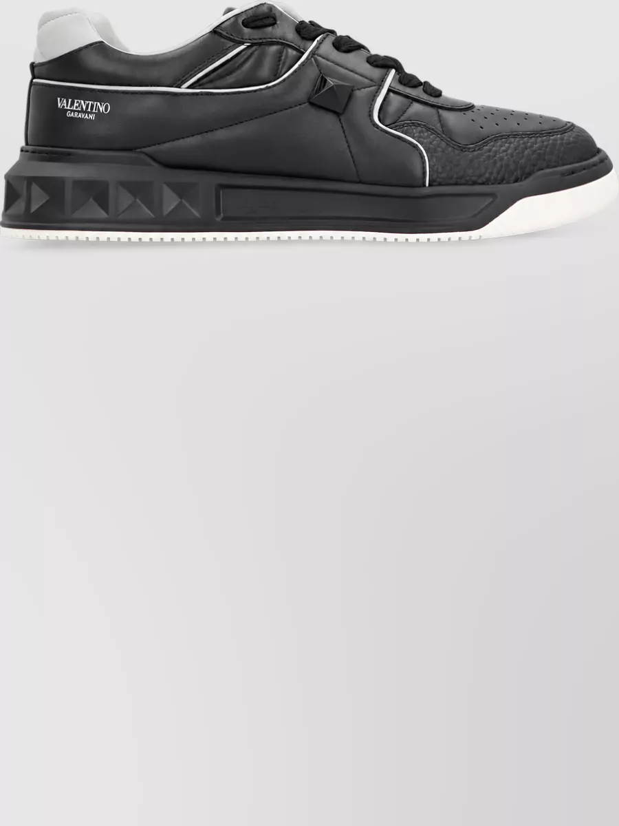 Valentino Garavani Calf Leather Low-Top Sneakers
