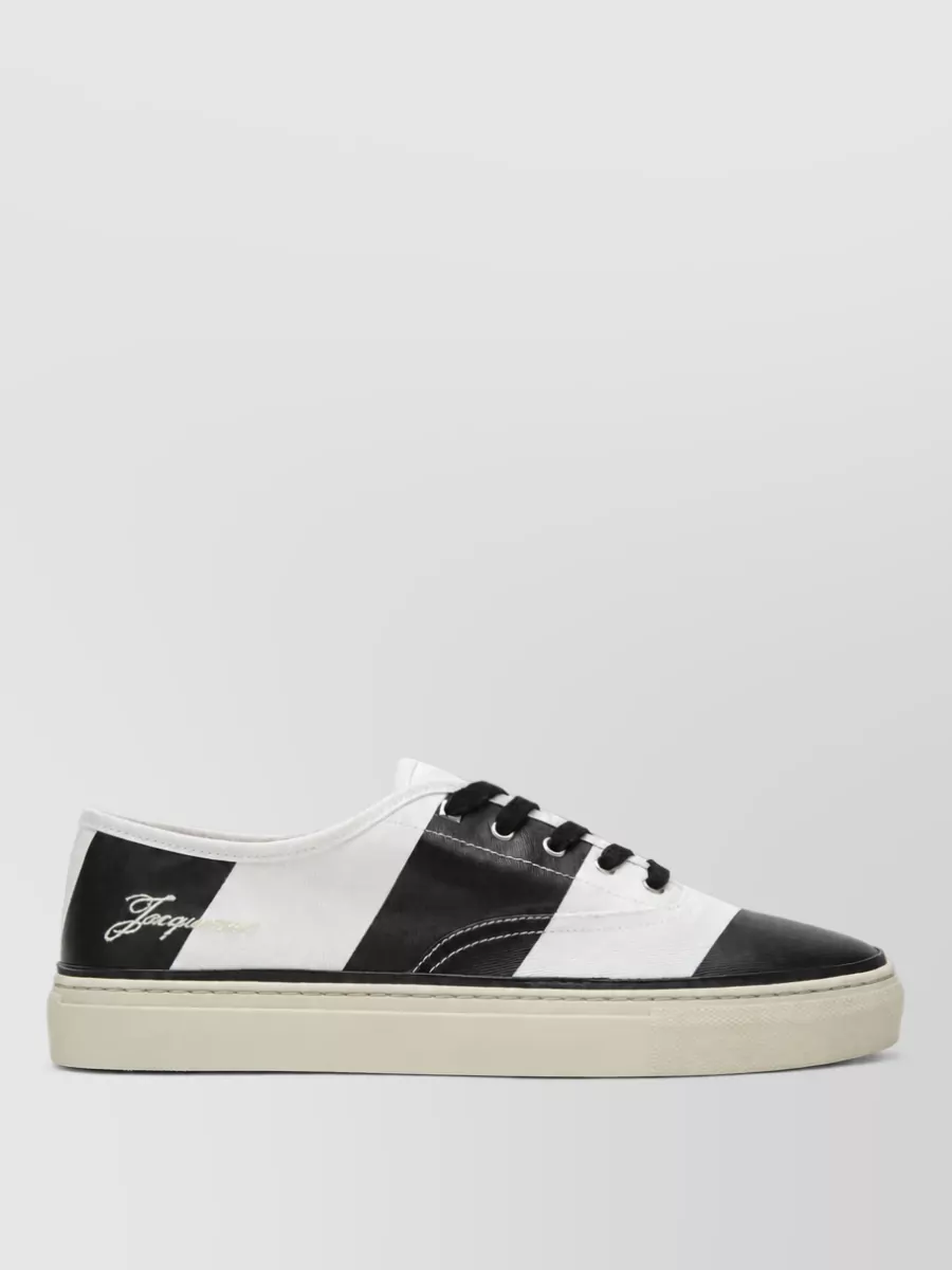 Jacquemus canvas lace up sneakers