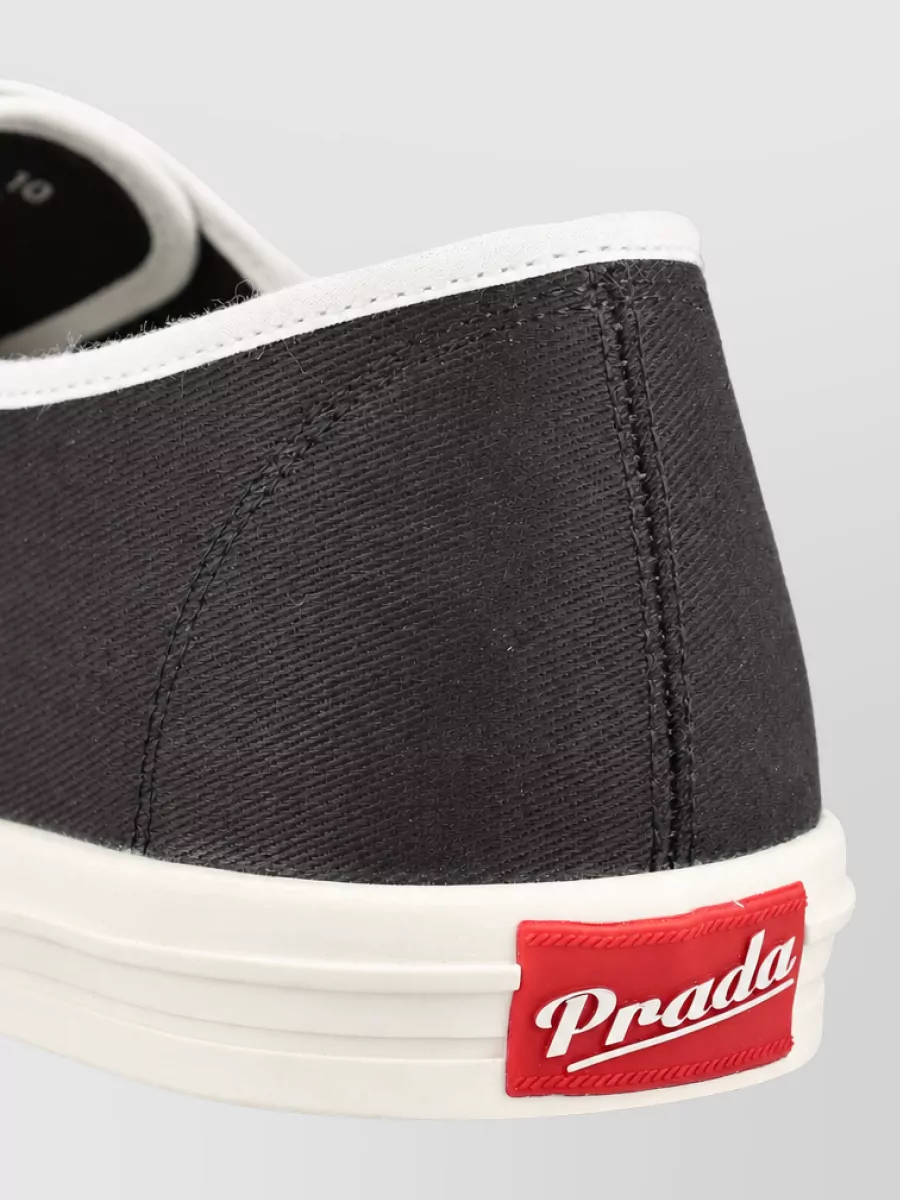 Prada Cotton Low Top Sneakers