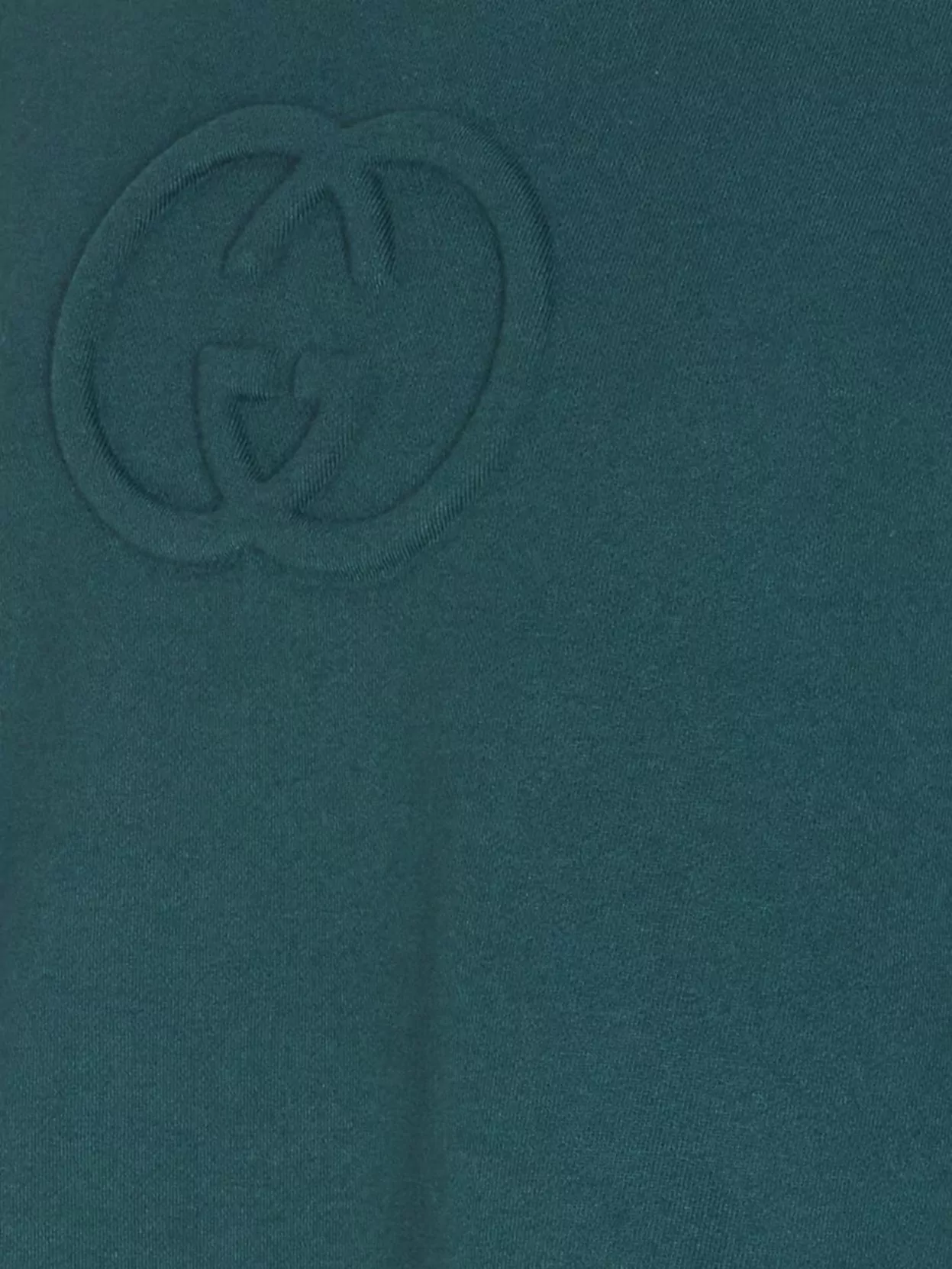 Gucci Long Sleeve Crewneck Sweatshirt With Ribbed Cuffs And Hem