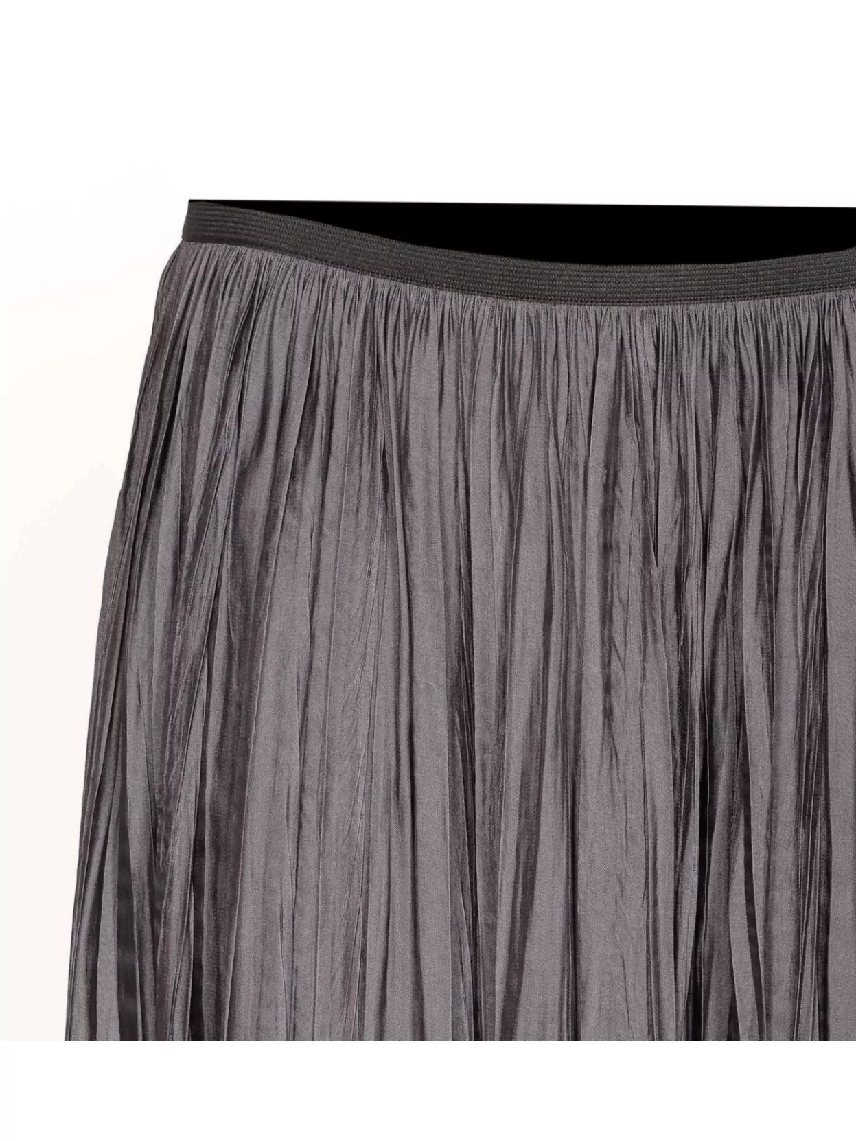 Roberto Collina Pleated Elasticated-waist Midi Skirt In Purple