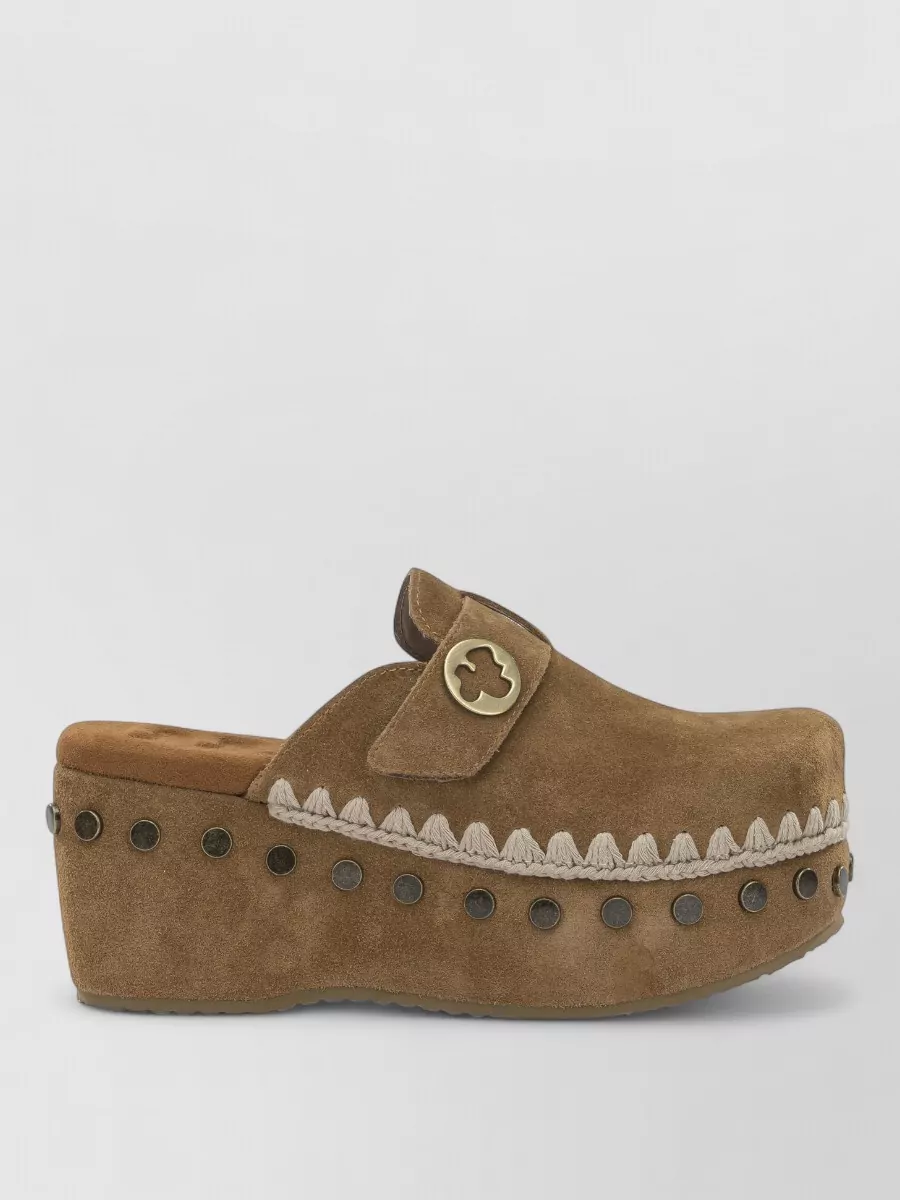 Mou Leather Mules