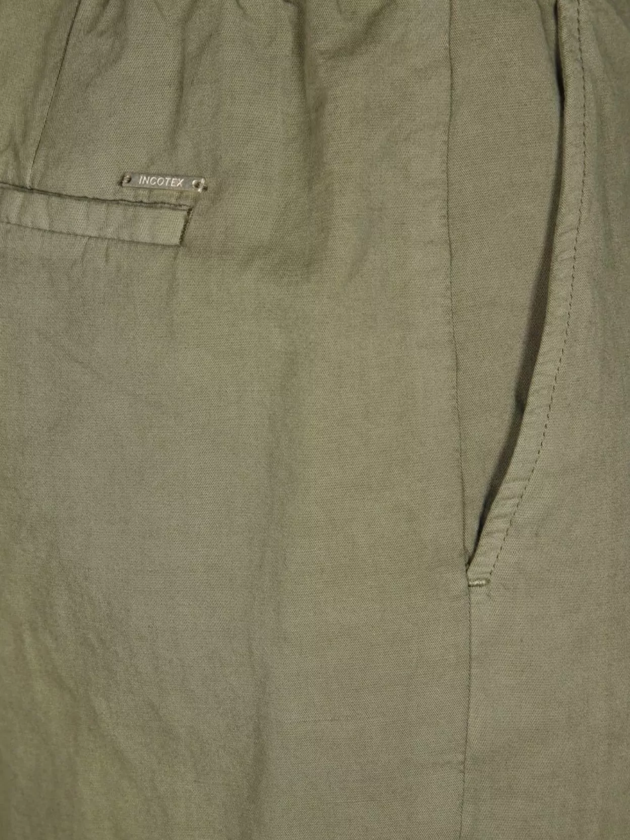 INCOTEX GALENE TROUSERS WITH POCKETS AND LOOPS 