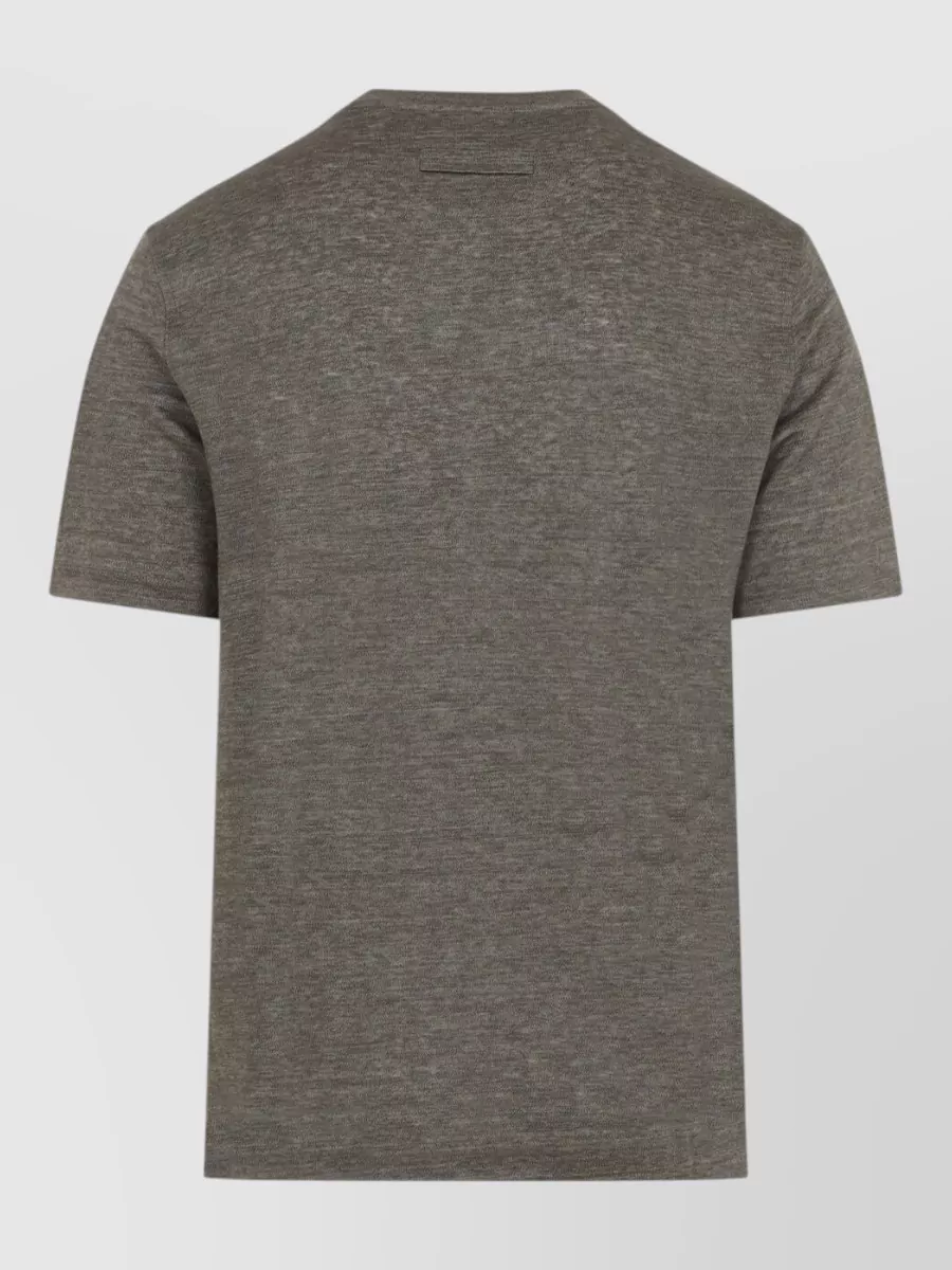 Zegna Linen Regular-Fit Short-Sleeve T-Shirt