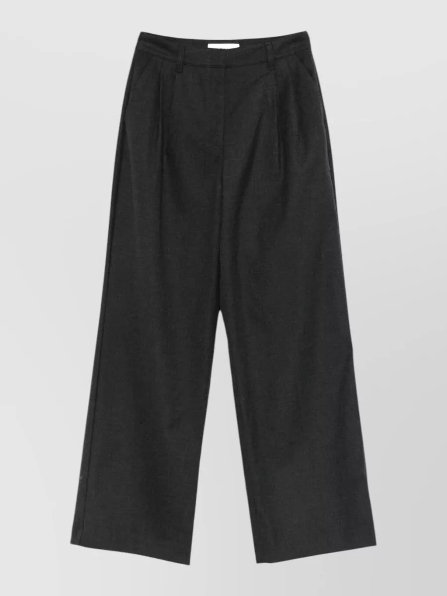 Dunst Pleated Wide-Leg Trousers