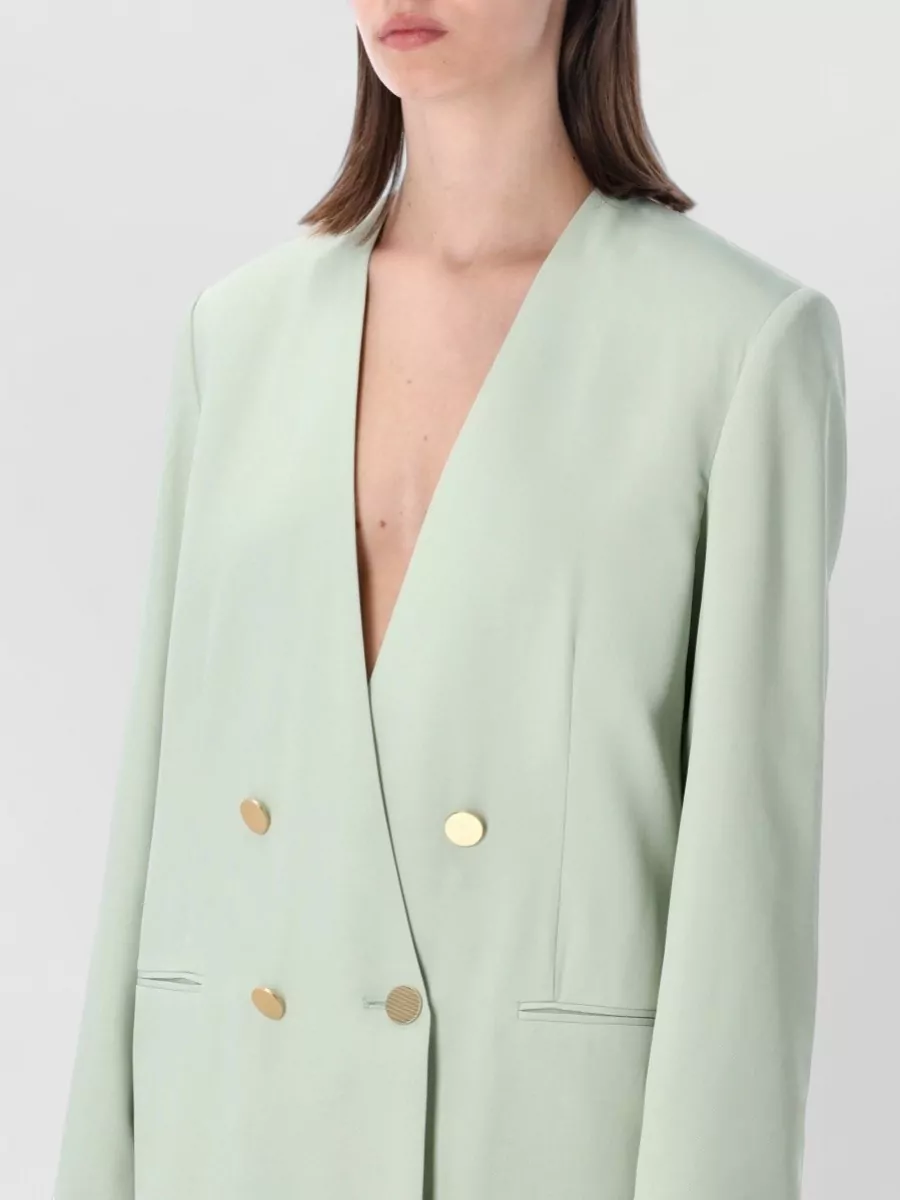 Alberta Ferretti Double-Breasted Blazer