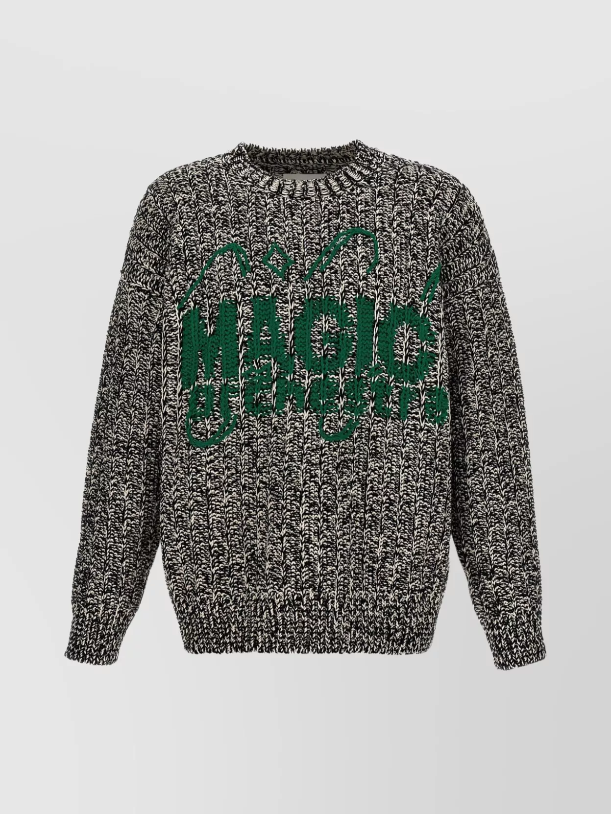 Jil Sander 'symphonie Magique' Crew Neck Sweater In Gray