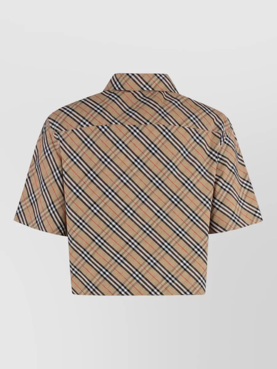 Burberry Checked Cotton Shirt