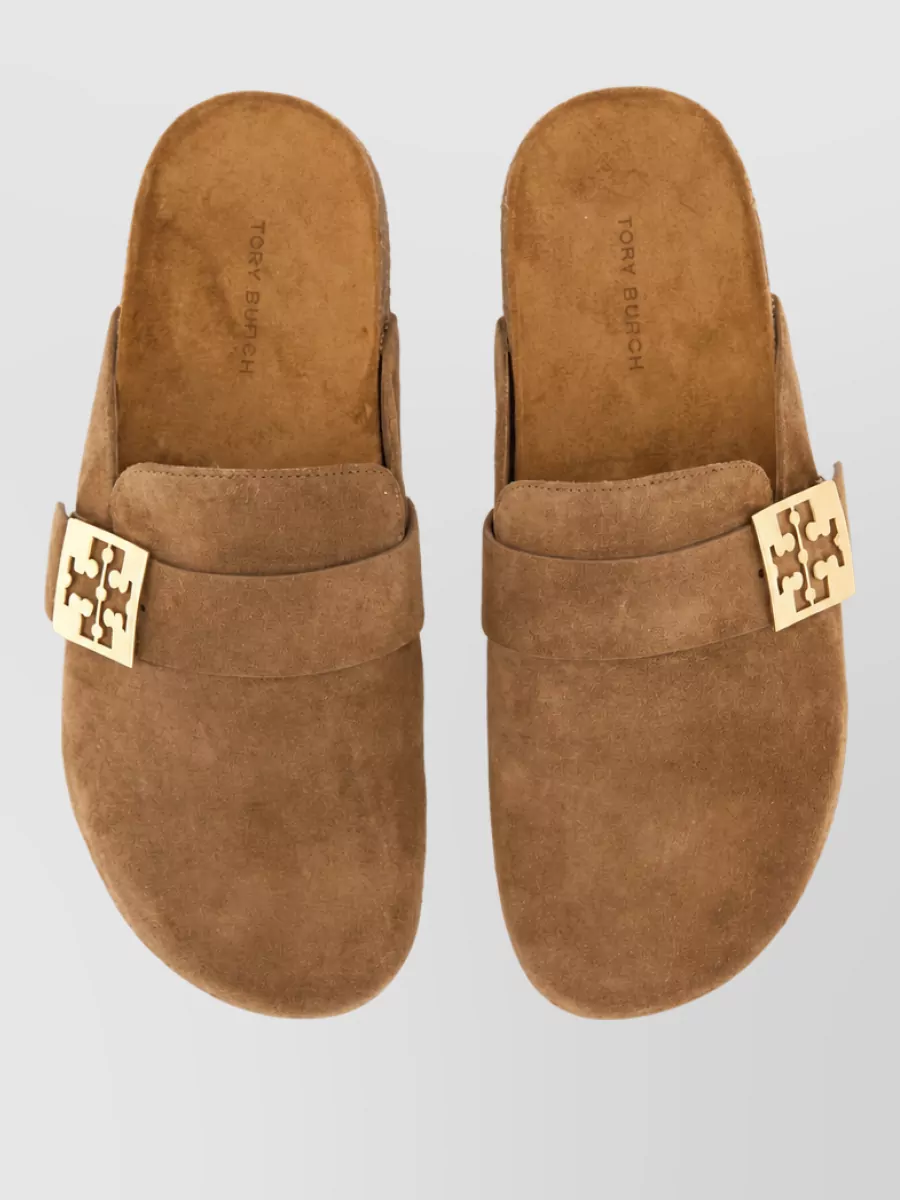 Tory Burch Leather Mellow Mules