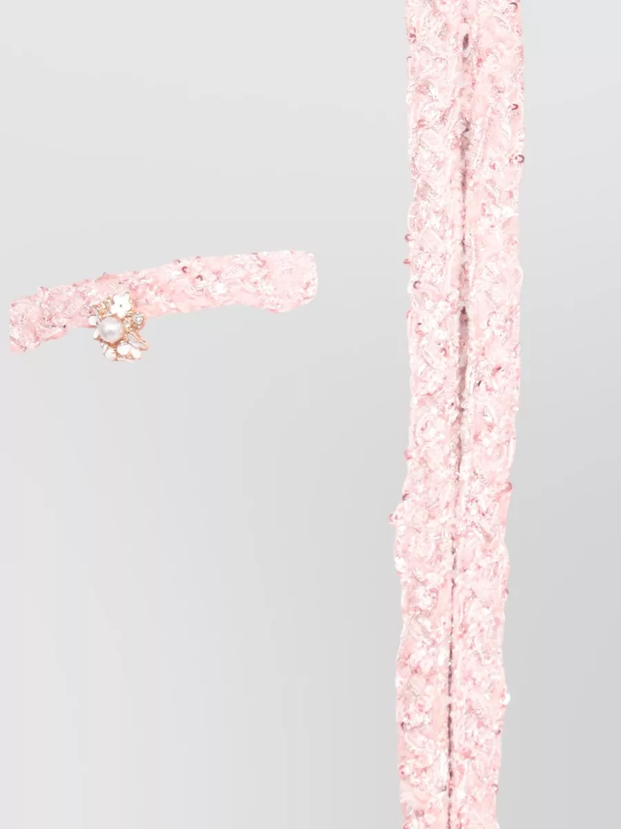 Self-Portrait Sequined Bouclé Cropped Jacket