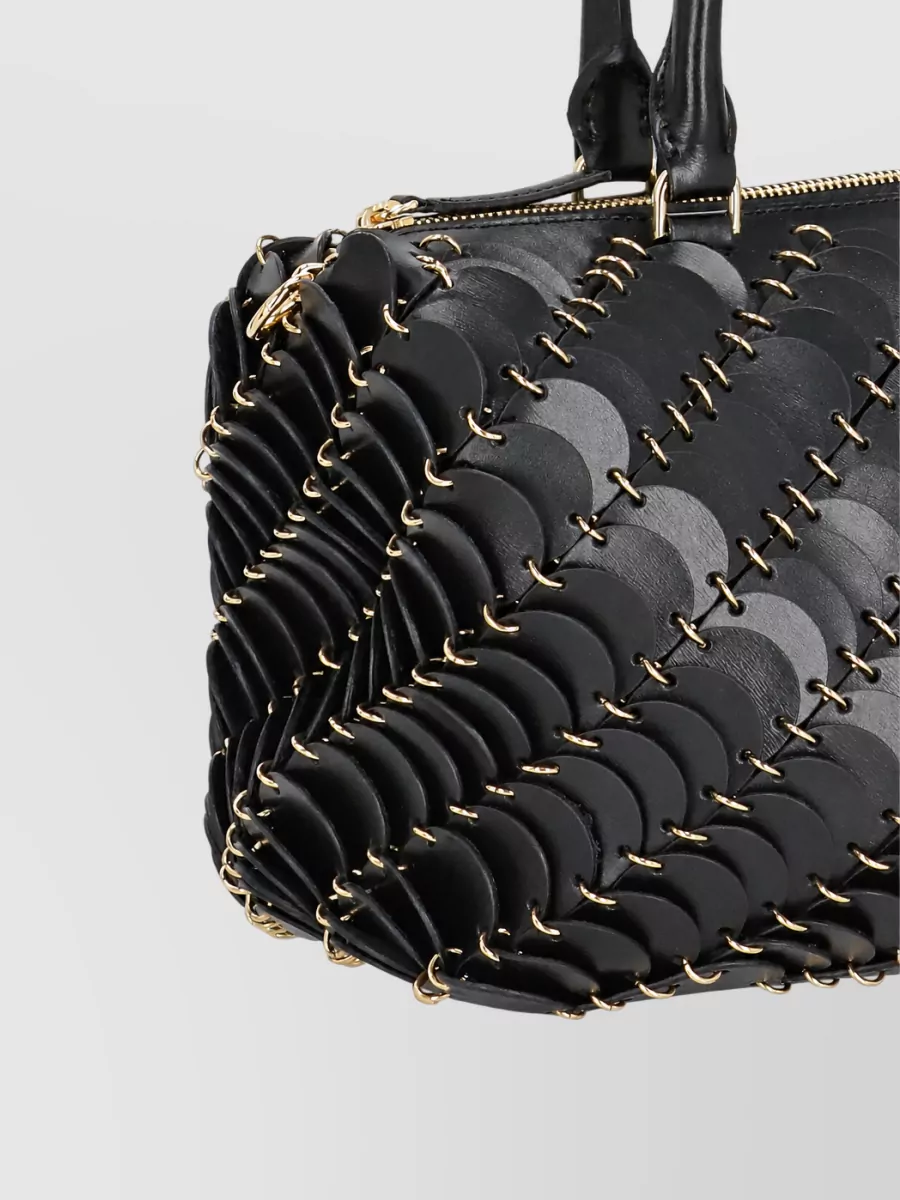 Paco Rabanne 1969 Chain Mail Leather Tote Bag