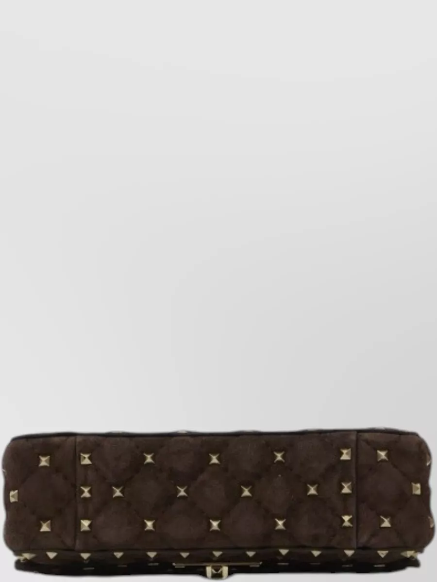 Valentino Garavani Rockstud Spike Small Leather Clutch Bag