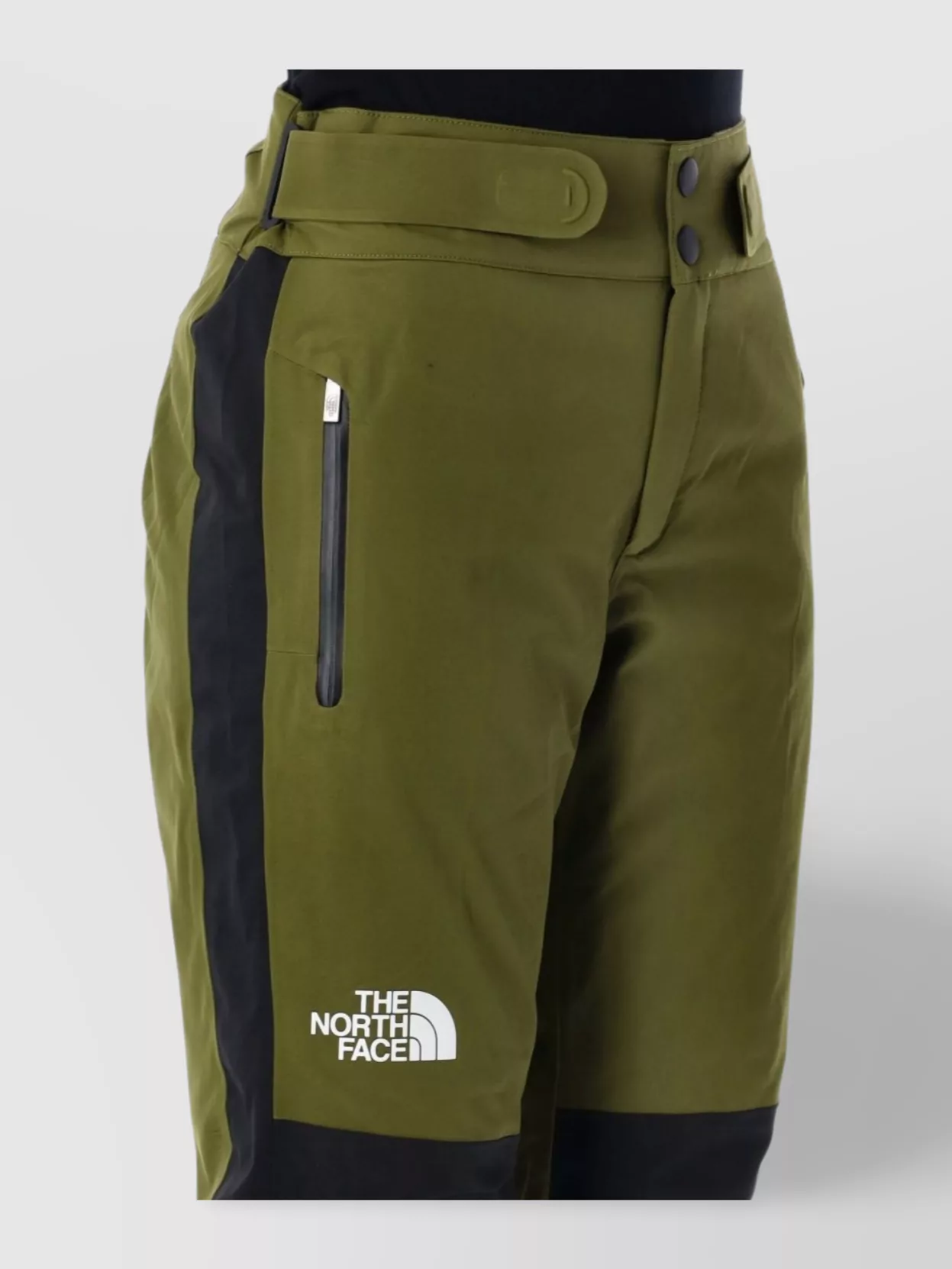 The North Face Waterproof Slim Fit Trousers With Adjustable Waist In Green