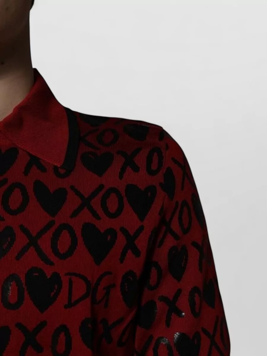 Dolce&Gabbana Silk Short-Sleeve Polo Shirt