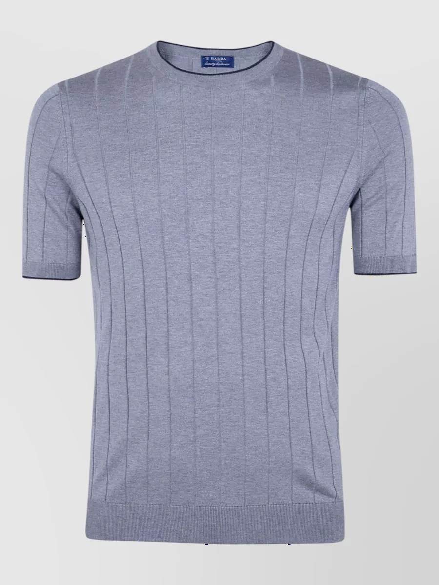 Barba Napoli silk crew-neck t-shirt