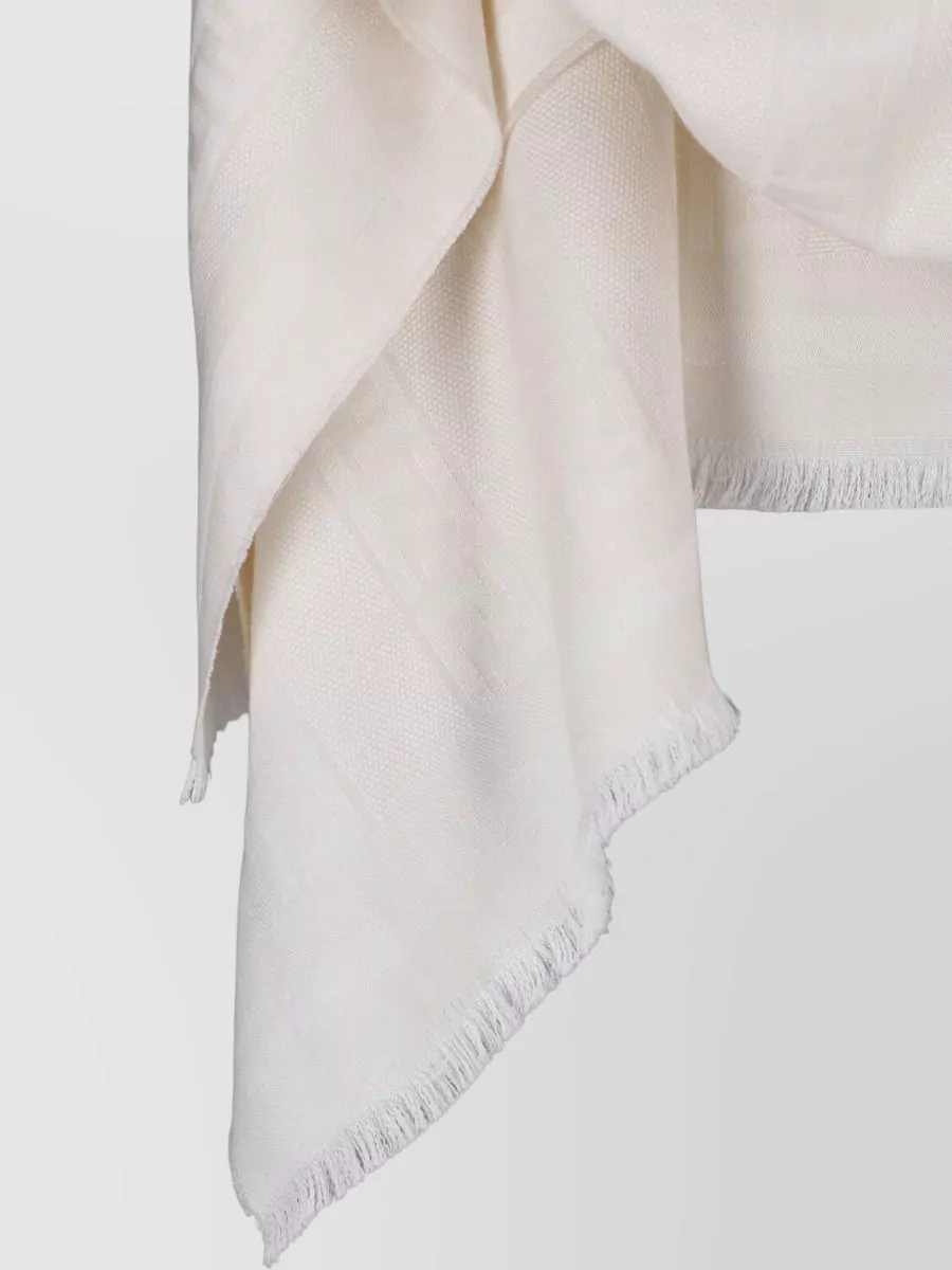 Fendi Wool And Silk Cape