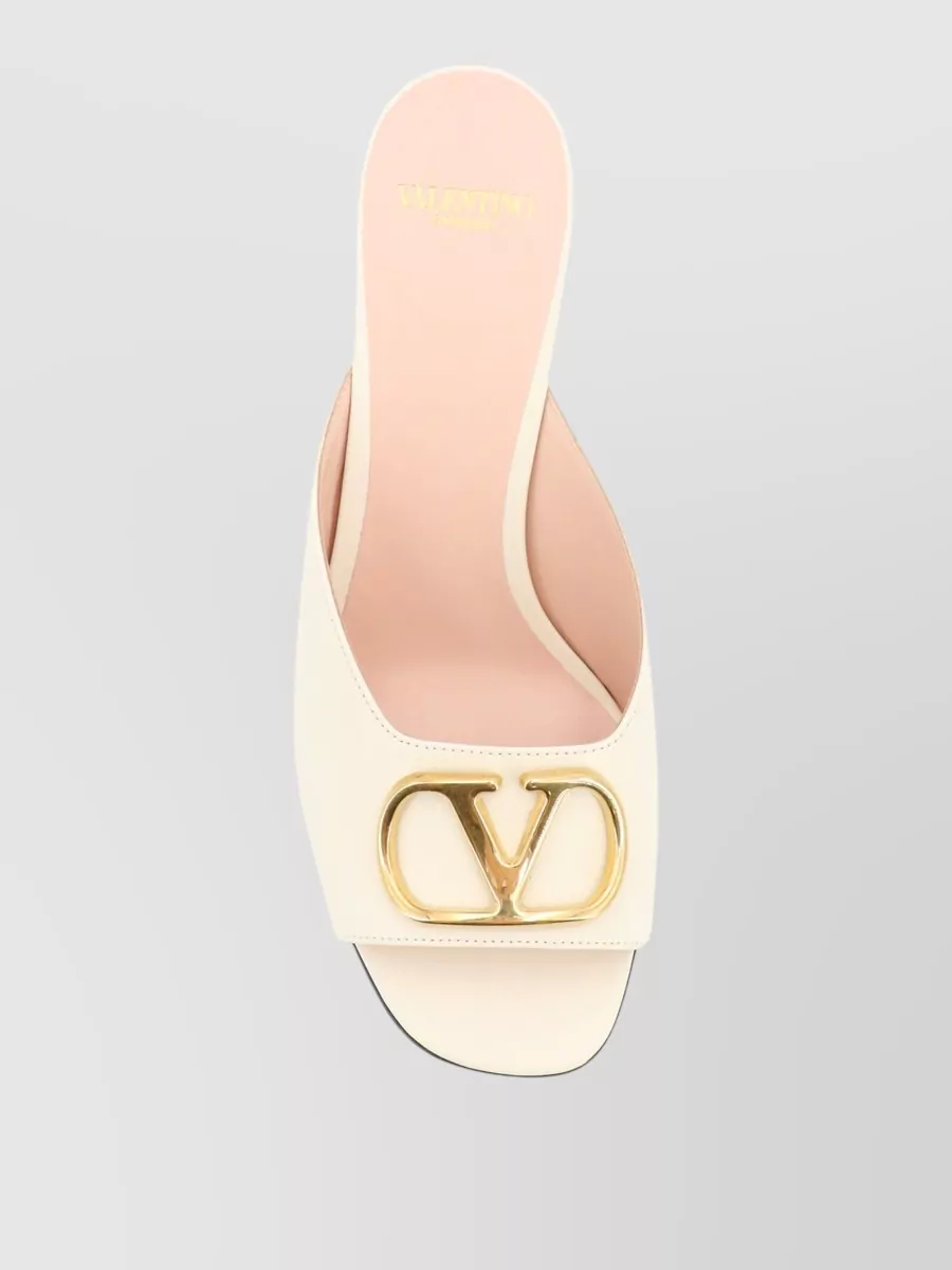 Valentino Garavani Leather High-Heel Mules