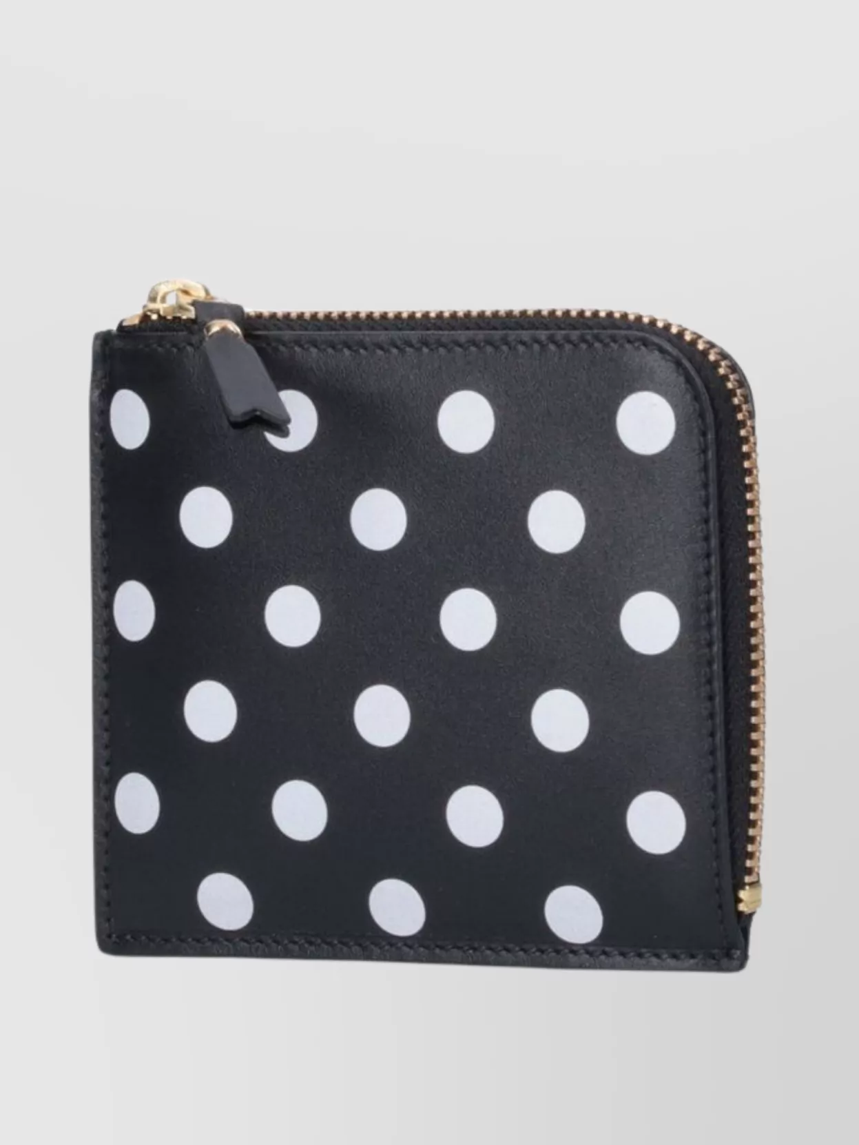 COMME DES GARÇONS LEATHER WALLETS WITH POLKA DOT PATTERN