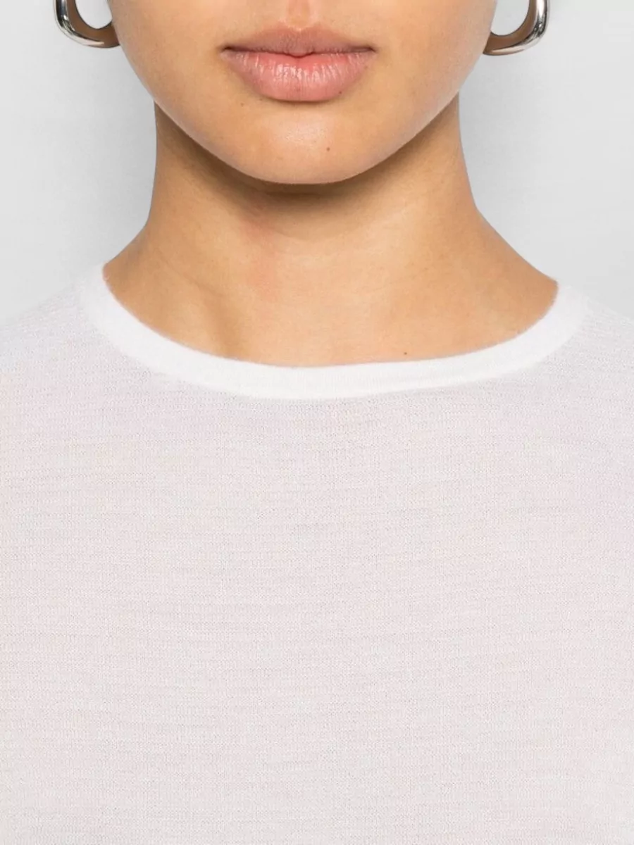 Lisa Yang Cashmere Ribbed Knit Sweater