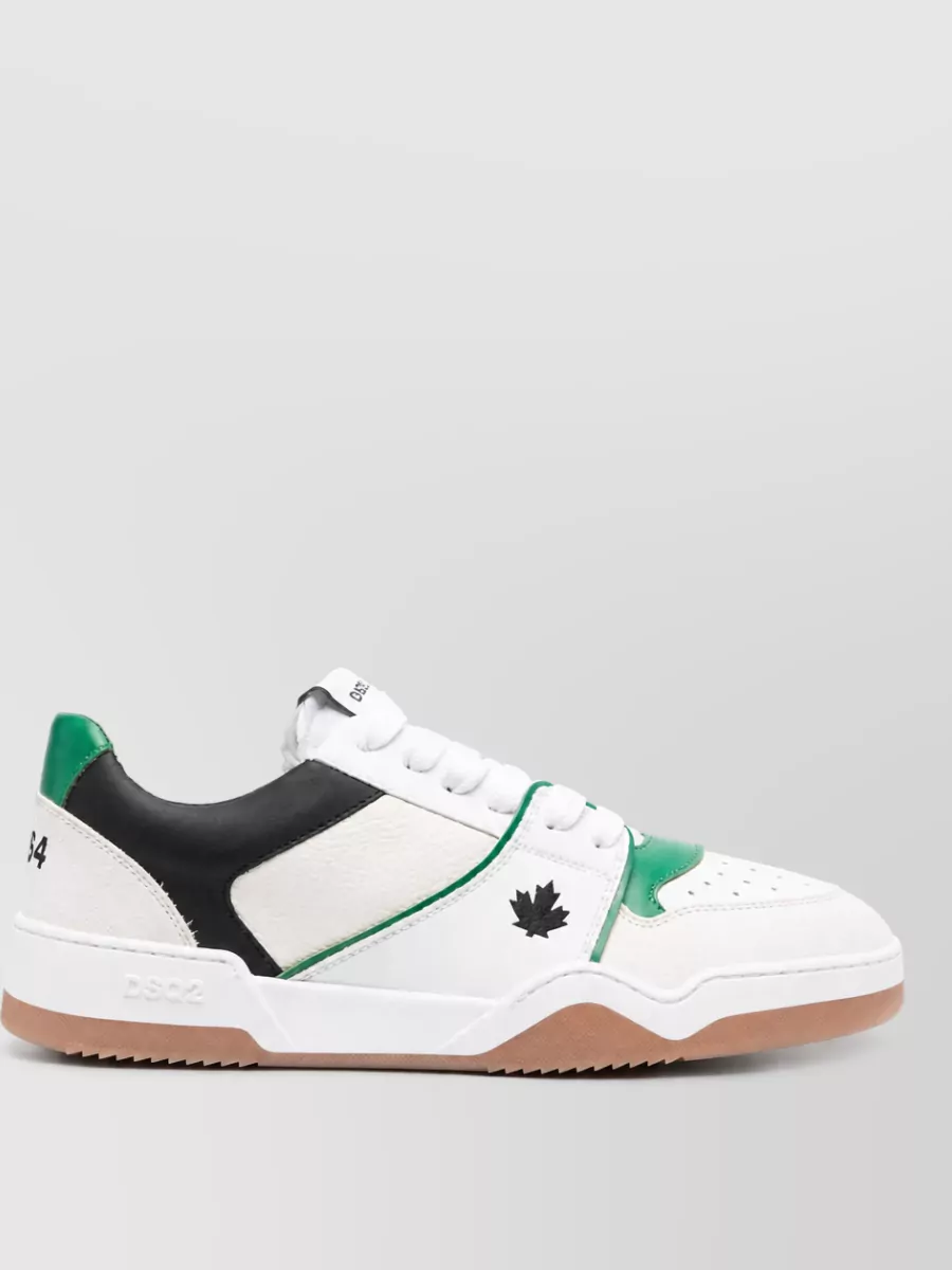 Dsquared2 Leather Low-Top Sneakers