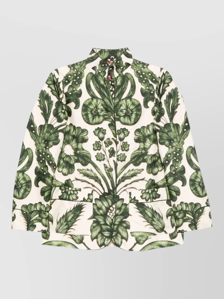 F.r.s For Restless Sleepers silk floral print long sleeve blouse