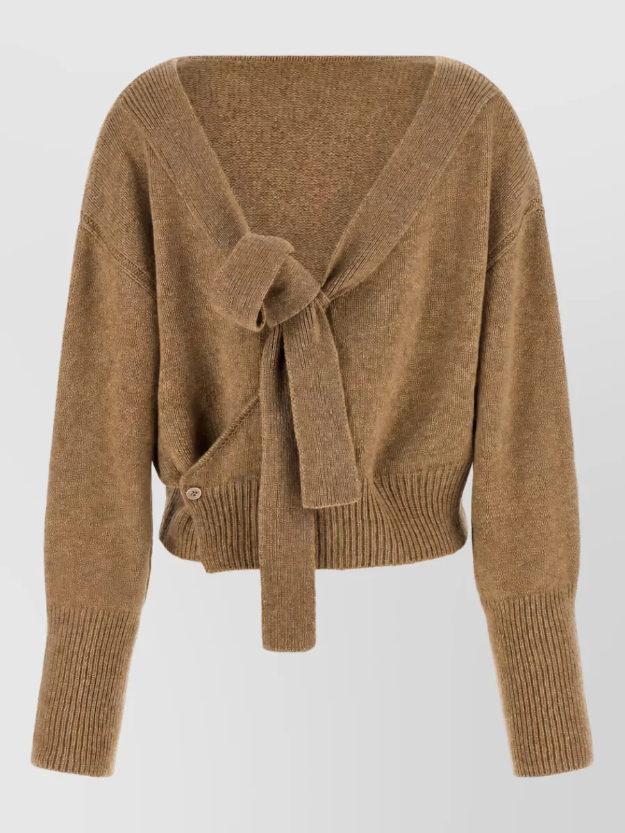Ermanno Scervino cashmere bow cardigan