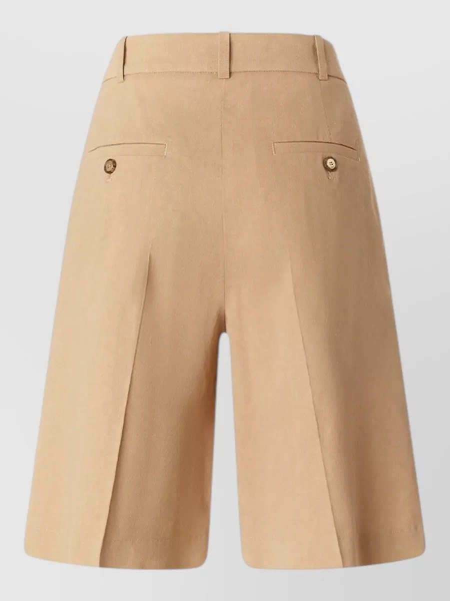Pinko Linen Bermuda Shorts