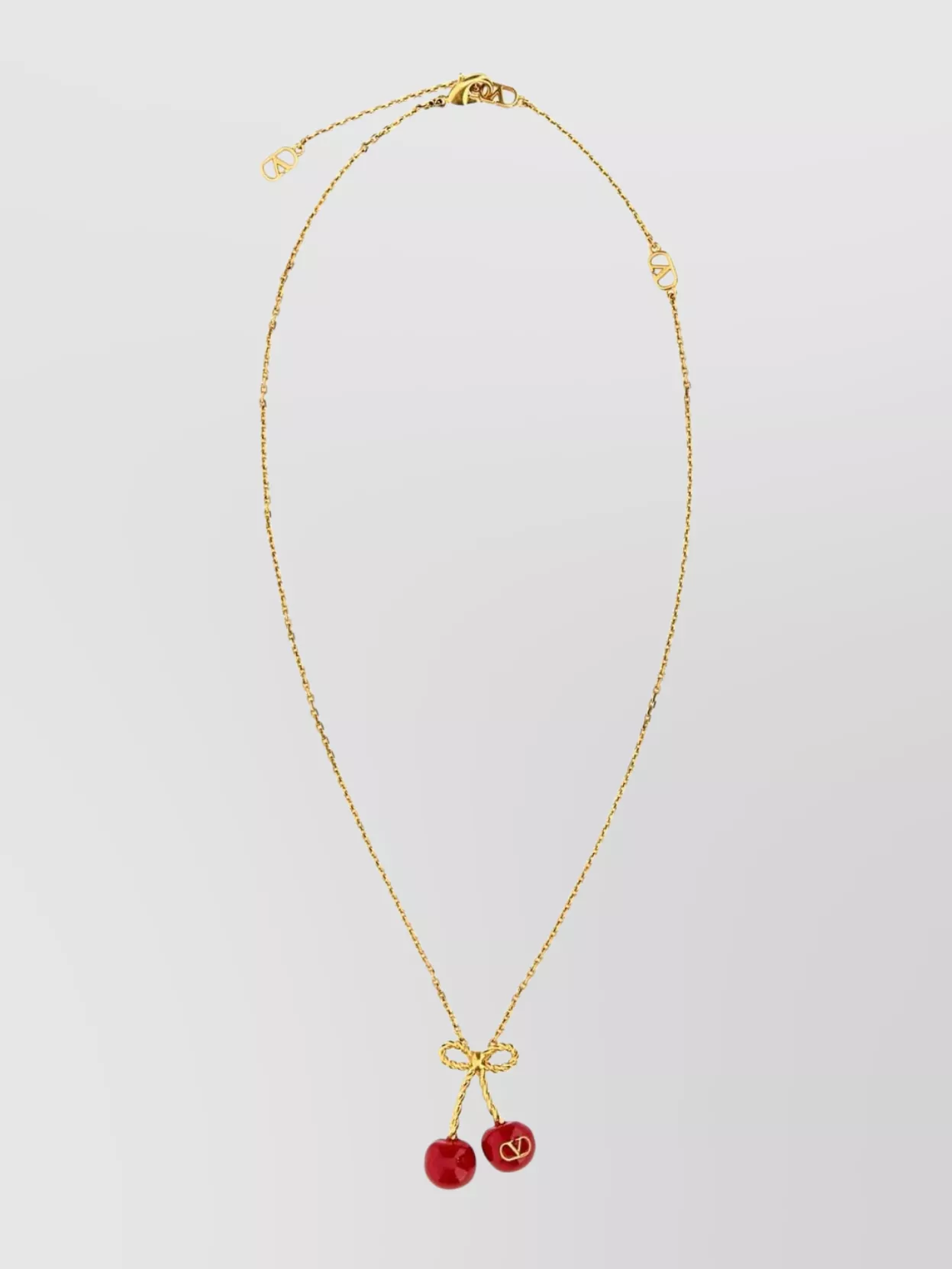 Valentino Garavani Necklace Chain Cherry Pendant