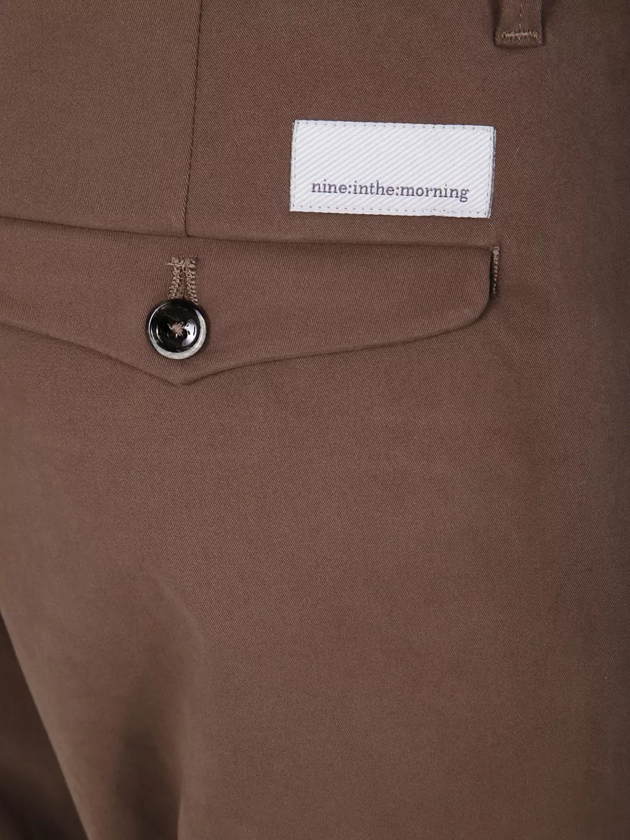 Nine In The Morning Giove Piatto Slim-Fit Trousers